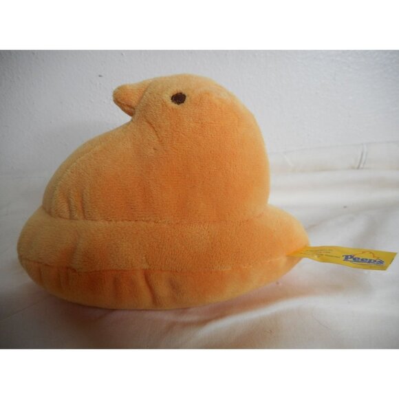 Peeps Orange Chick Stuffed Animal Plush 6 x 4.5" 2014 - Picture 3 of 4